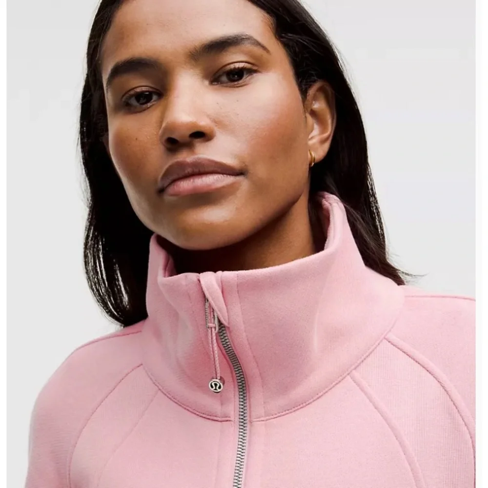 Lululemon Scuba Oversized Funnel-Neck Half Zip-Pink Tide-NWT - Picture 5 of 6